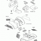 Bayou 185 (KLF185-A2) Наклейки предупреждения