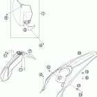 150 SX CHASSIS Обтекатель , крылья