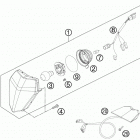 350 XCFW CHASSIS Фара