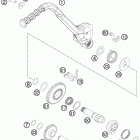 250 SX ENGINE Кик стартер