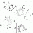 50 MINI ENGINE Кожух сцепления