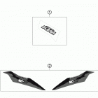 300 XCW CHASSIS Наклейки