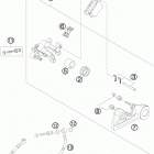 350 XCFW CHASSIS Тормозной суппорт задний