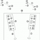 250 XCF ENGINE Клапана