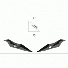 500 XCW CHASSIS Наклейки