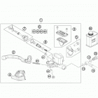 65 SX CHASSIS Handbremszylinder