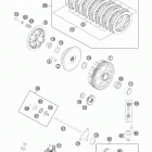 250 XCF ENGINE Сцепление