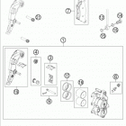 690 ENDURO CHASSIS Передний тормозной суппорт