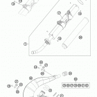 300 XC CHASSIS Глушитель