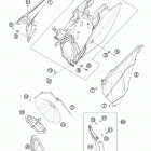 450 XCF CHASSIS Воздушный фильтр