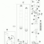 250 SXF CHASSIS Передняя вилка