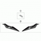 450 XCW CHASSIS Наклейки