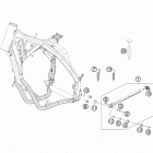 250 XCW CHASSIS Подножки