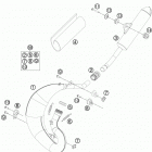 65 SX CHASSIS Auspuffanlage