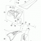 50 SX CHASSIS Бак,сидение
