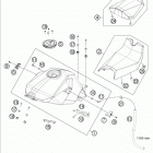 190 RC8R CHASSIS Бак,сидение