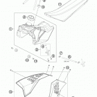 50 SX MINI CHASSIS Бак,сидение