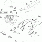 85 SX CHASSIS Бак,сидение