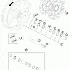190 RC8R CHASSIS Переднее колесо