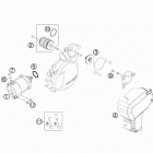 200 XCW ENGINE Электрический стартер