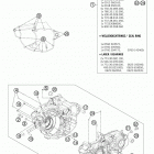 350 XCF ENGINE Картер двигателя