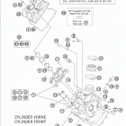 990 SMT ENGINE Головка цилиндра передняя