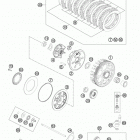 350 EXCF ENGINE Сцепление