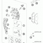 250 SX CHASSIS Передний тормозной суппорт