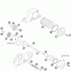 250 XCFW ENGINE Масляная система