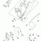 250 XC CHASSIS Воздушный фильтр