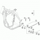 450 XCW CHASSIS Side- / center stand