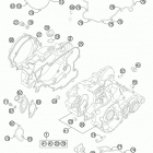 85 SX ENGINE Картер двигателя