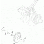 190 RC8R ENGINE Балансирный вал