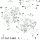 250 SX ENGINE Картер двигателя
