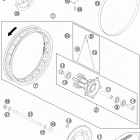 65 SX CHASSIS Hinterrad