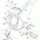500 XCW CHASSIS Рама