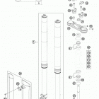 85 SX CHASSIS Передняя вилка