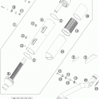 450 XCW CHASSIS Глушитель