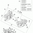 450 XCW ENGINE Картер двигателя