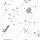 500 EXC CHASSIS Глушитель