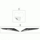 350 XCF CHASSIS Наклейки