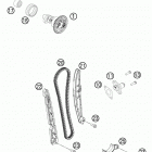 500 EXC ENGINE Газо-распределительный механизм