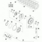 300 XCW ENGINE Сцепление