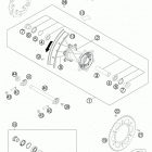 350 EXCF CHASSIS Заднее колесо