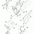 250 XCF CHASSIS Воздушный фильтр