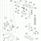 990 SMT CHASSIS Передняя вилка
