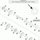 150 XC ENGINE Transmission ii – counter shaft