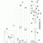 150 XC CHASSIS Передняя вилка