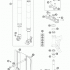 50 SX CHASSIS Передняя вилка