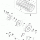 200 XCW ENGINE Сцепление